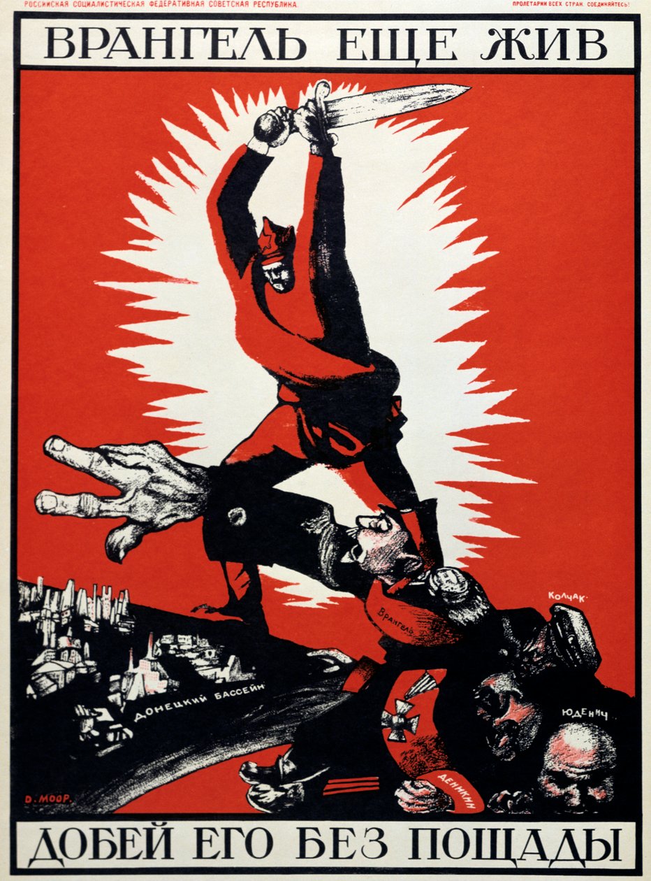 Sovjetisk politisk plakat, 1920. af Dmitriy Stakhievich Moor