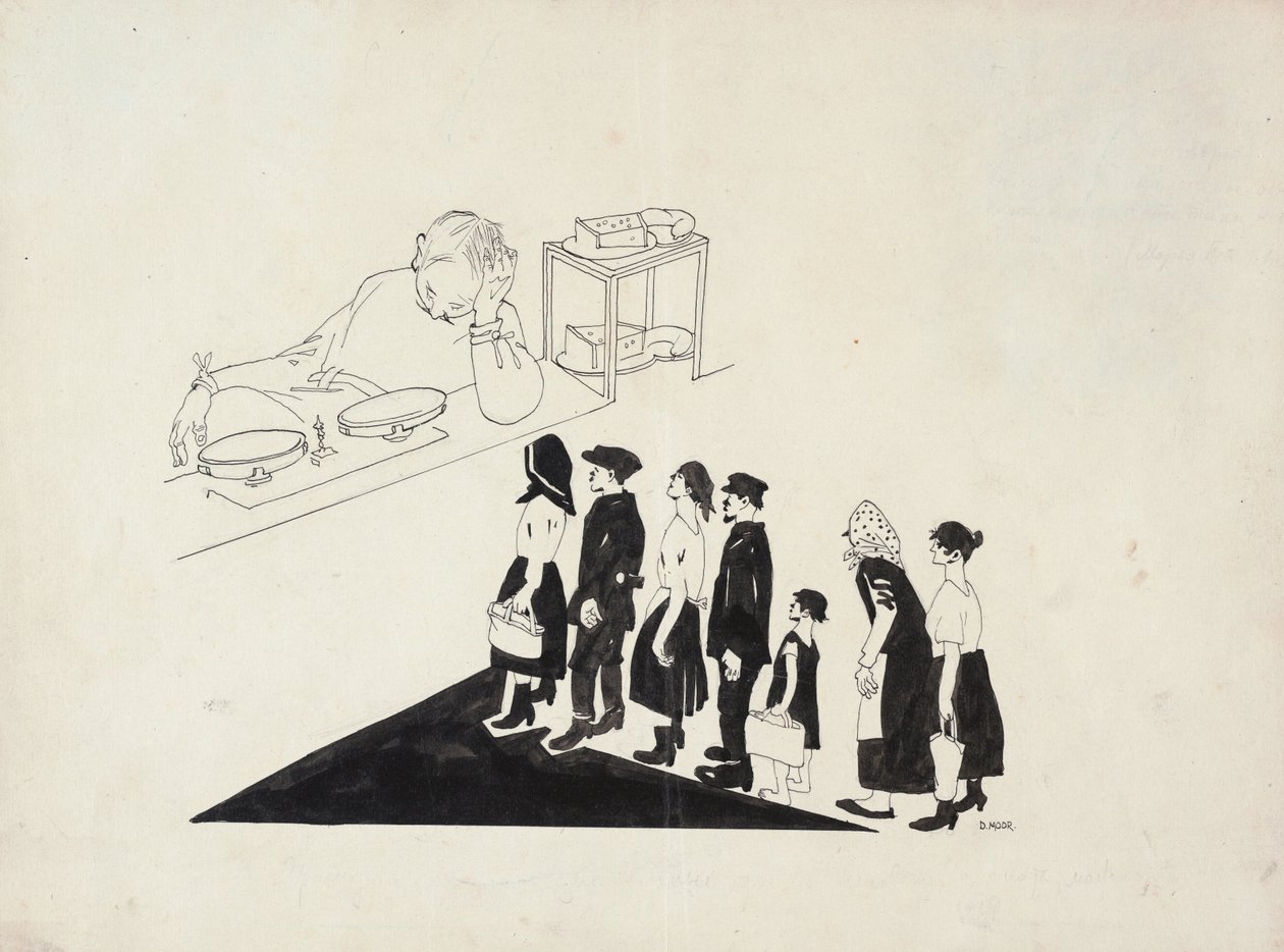 Køen, 1920. af Dmitriy Stakhievich Moor