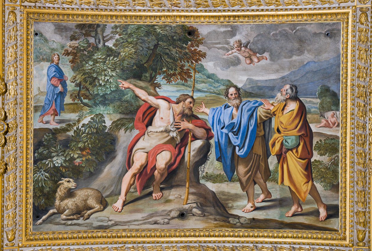 Apostlen Andreas første kald af Domenichino