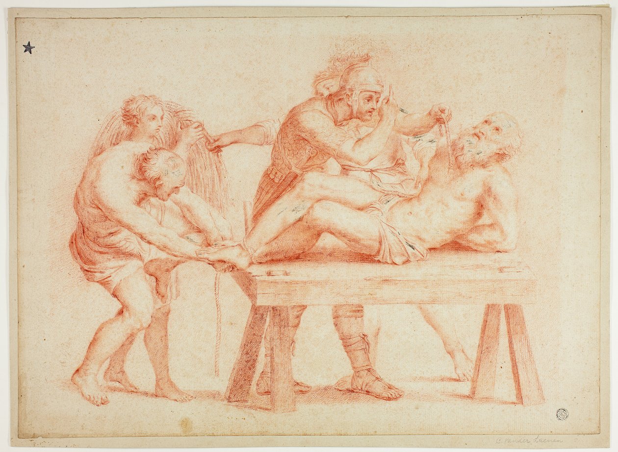 Afbrænding af Saint Andrew af Domenichino
