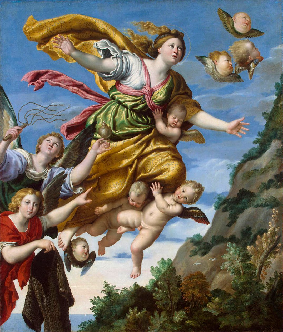 Maria Magdalene taget op til himlen