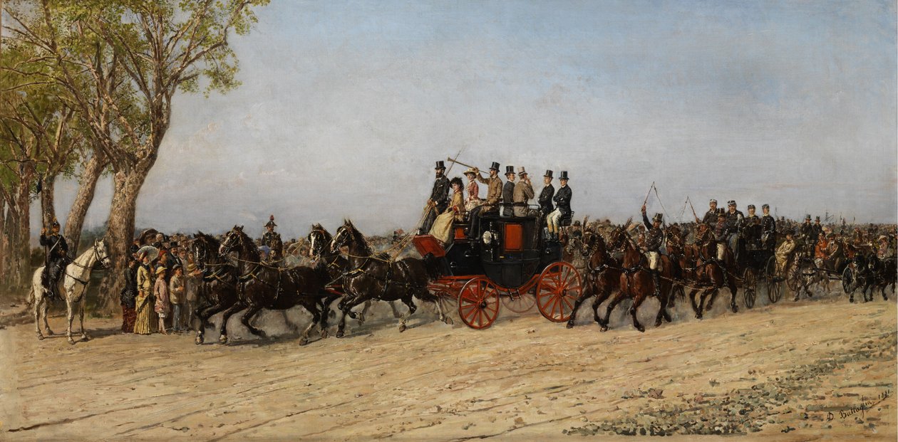 De to hersker døtre på vognen af Domenico Battaglia