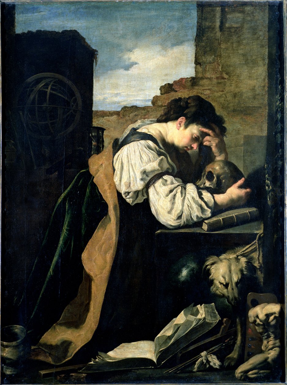 Melankoli af Domenico Fetti or Feti