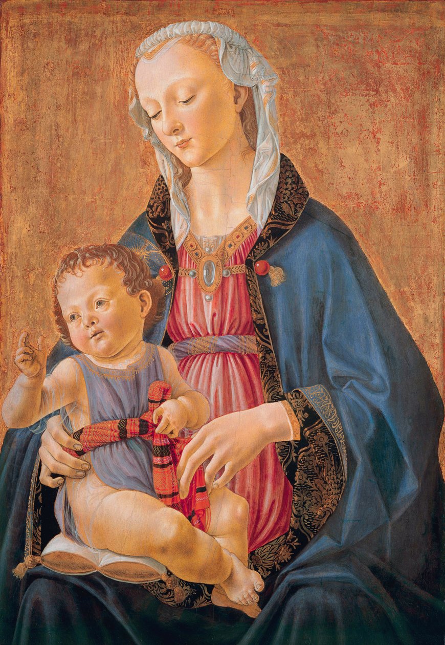 Ghirlandaio, Madonna og Child, af Domenico Ghirlandaio