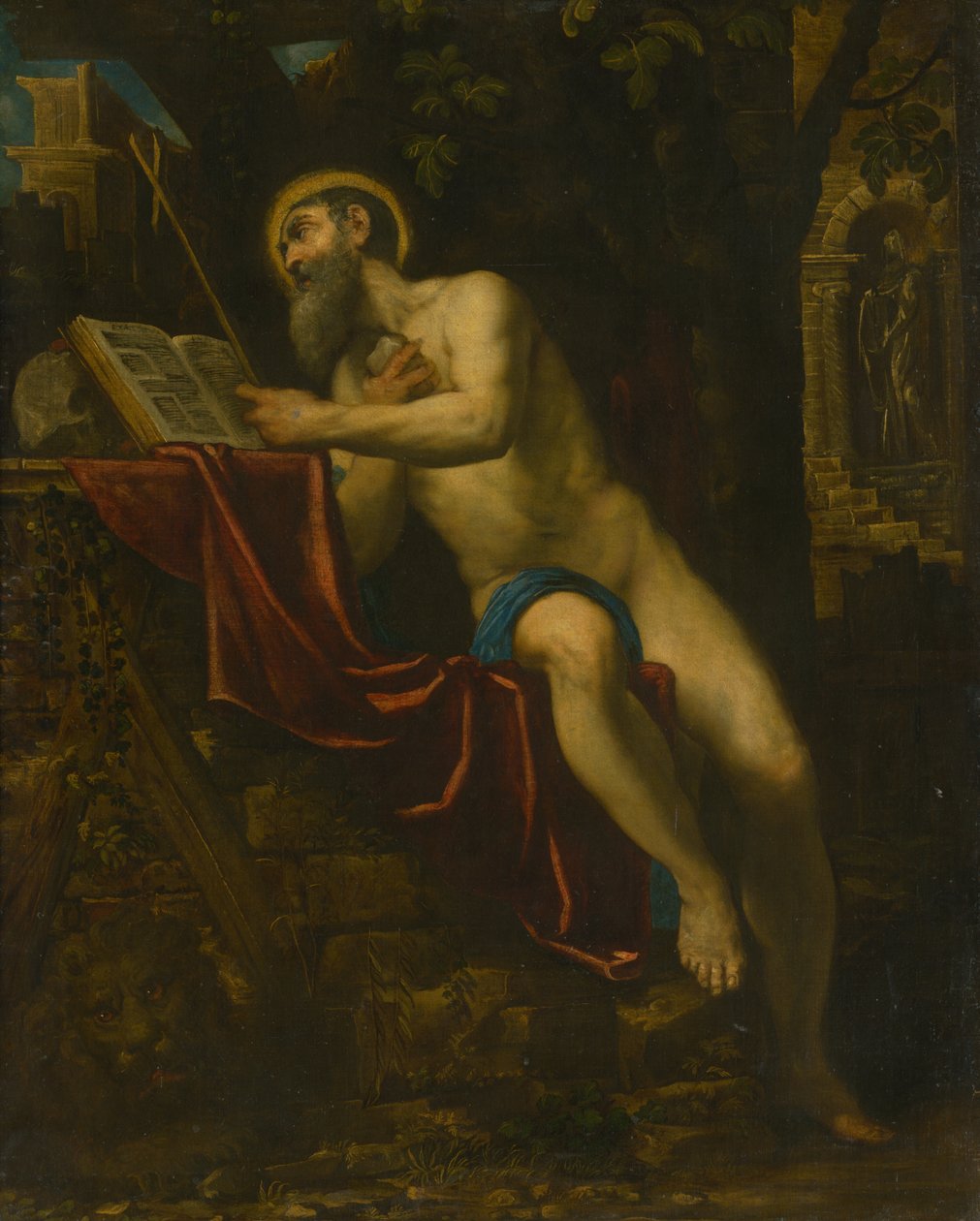 Sankt Jerome af Domenico Robusti Tintoretto