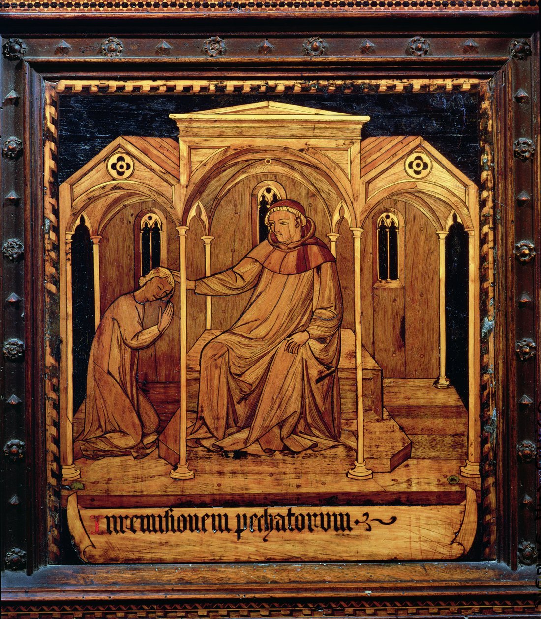 Bekendelsen (træ) af Domenico di Niccolo dei Cori