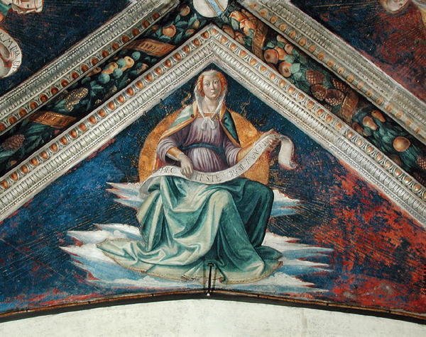 En sibylle, 1483-86 af Domenico Ghirlandaio