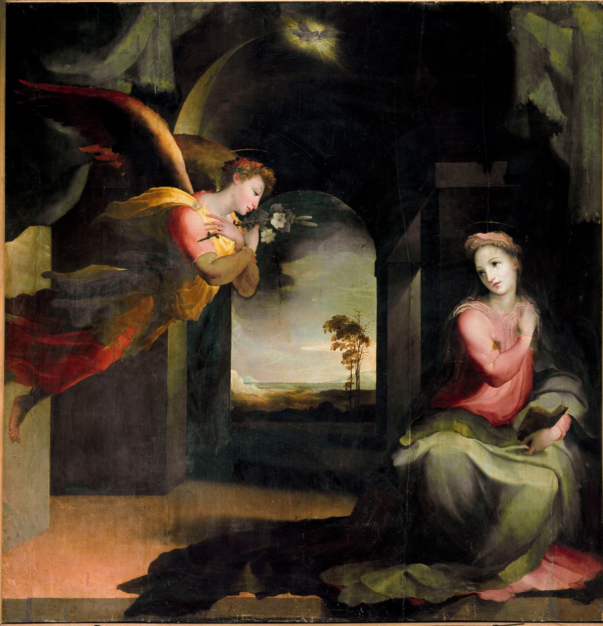 Bebudelse. Maleri af Domenico Beccafumi (1486-1551) af Domenico Beccafumi