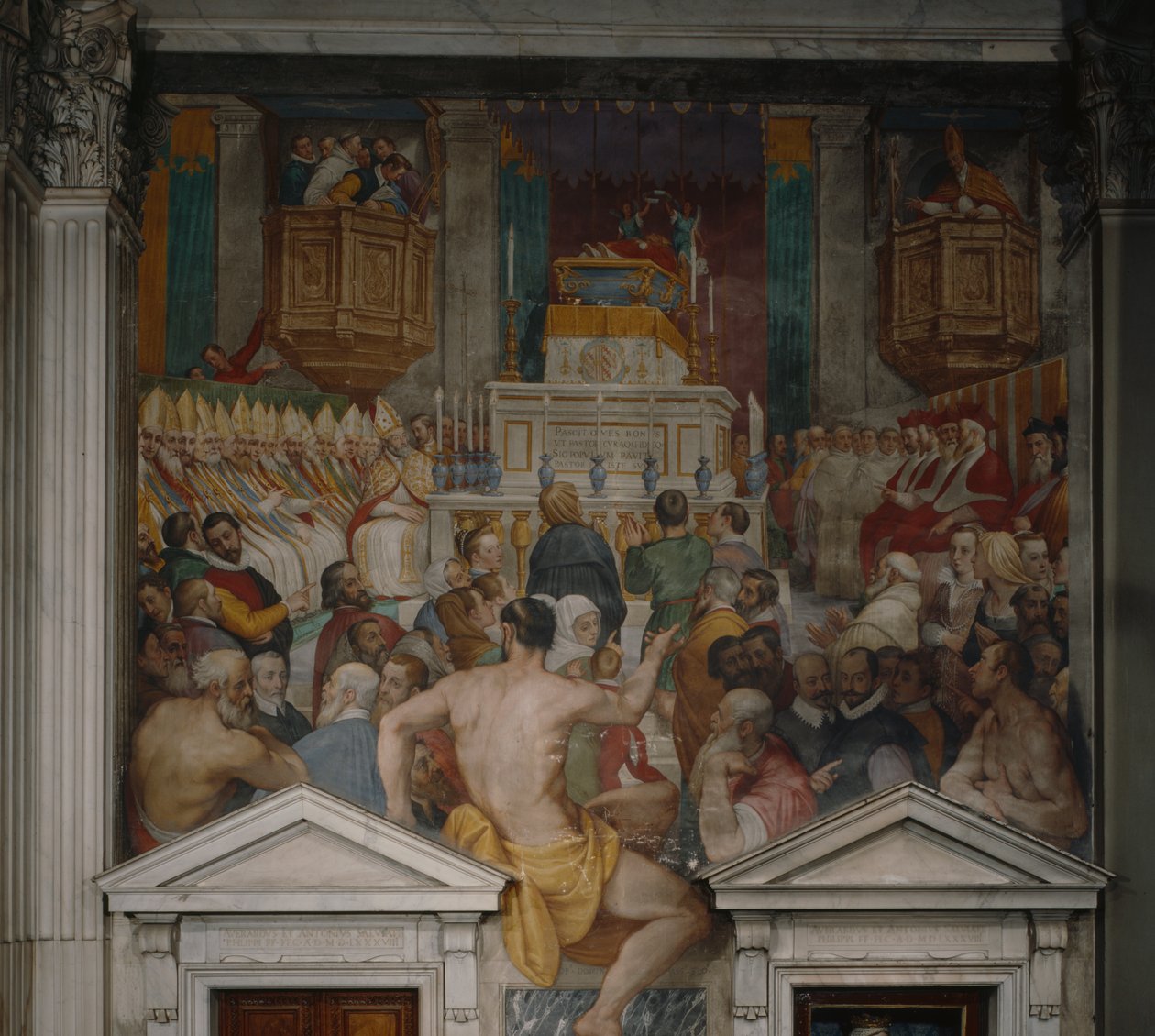 Sankt Antoninus begravelse, 1589 af Domenico Cresti