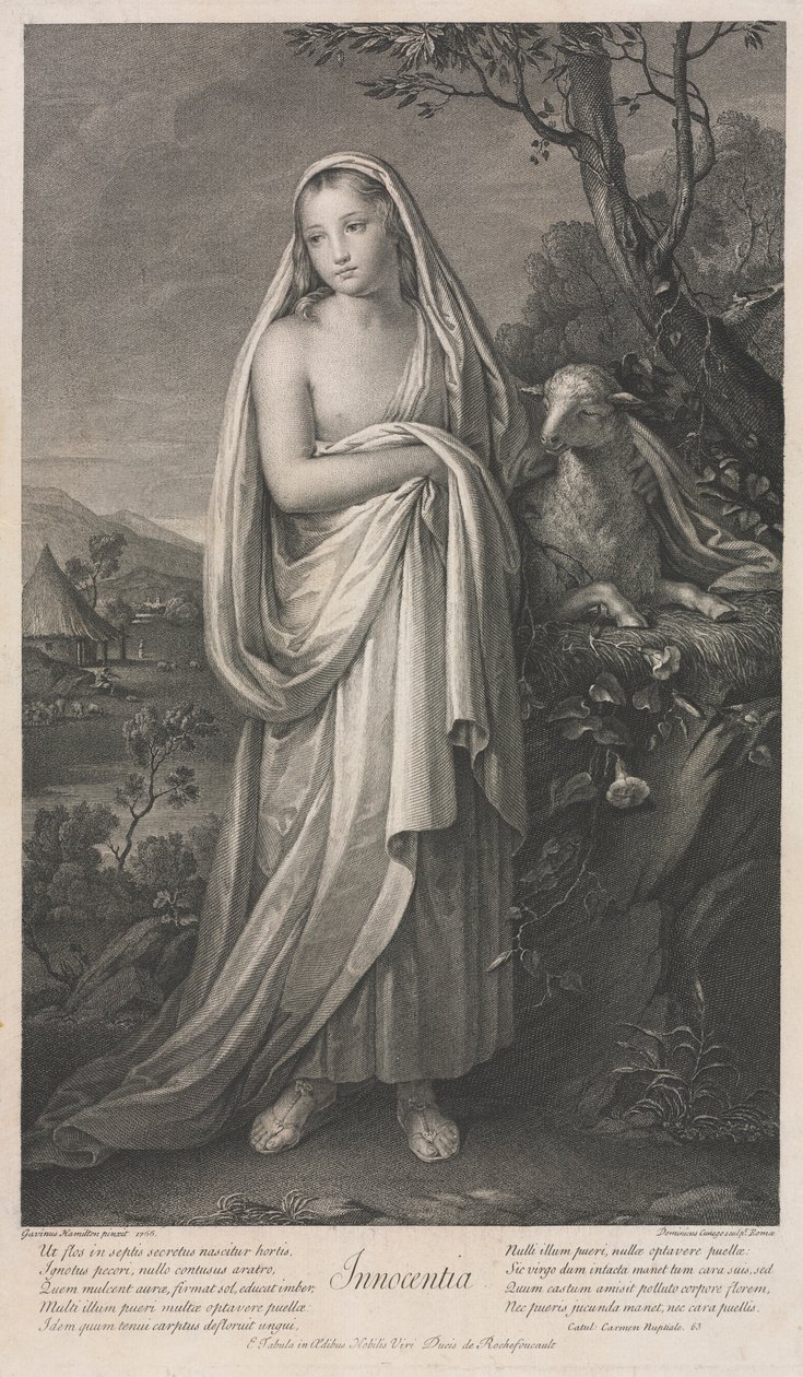 Uskyld, 1766. af Domenico Cunego