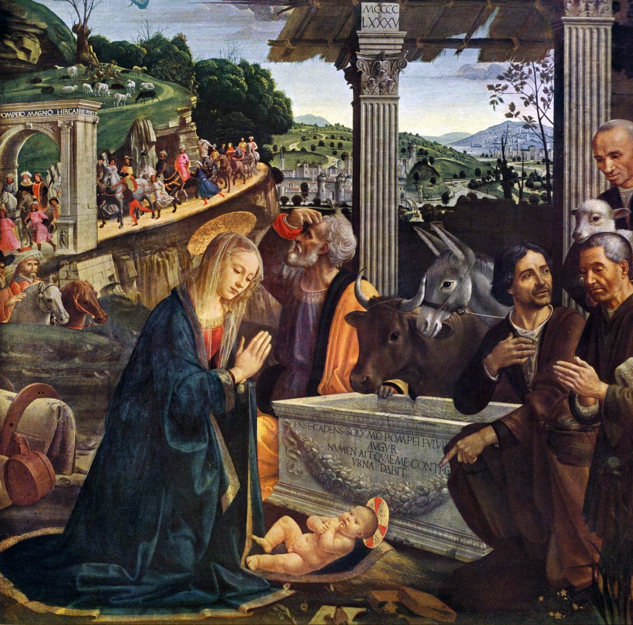 Hyrdernes tilbedelse af Domenico Ghirlandaio