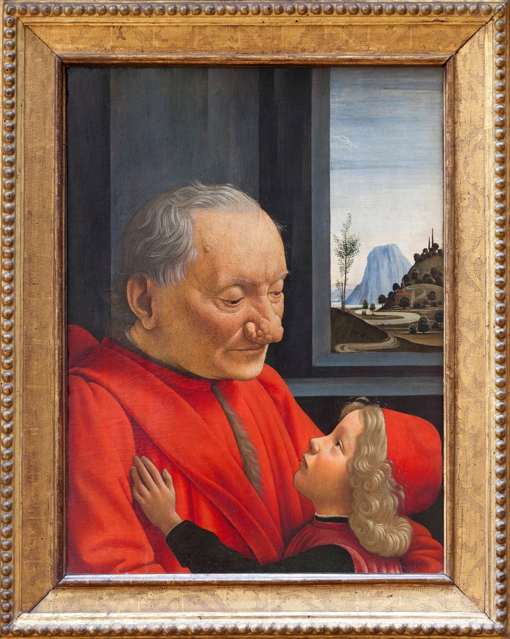 En gammel mand og en dreng, ca. 1490 af Domenico Ghirlandaio