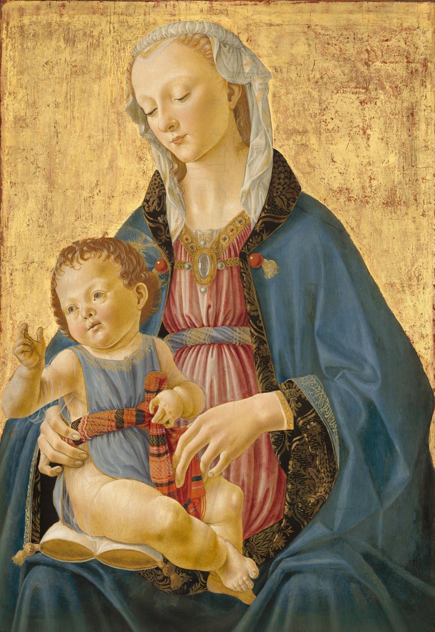 Madonna og barn af Domenico Ghirlandaio