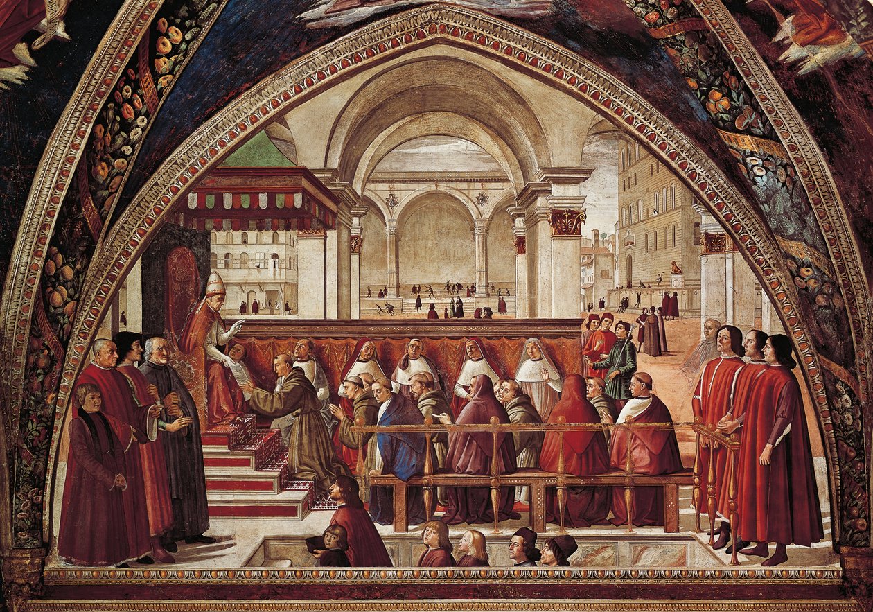 Historier om den hellige Frans af Assisi af Domenico Ghirlandaio