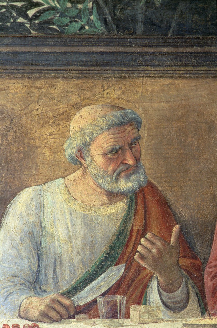Den sidste nadver, 1480 af Domenico Ghirlandaio