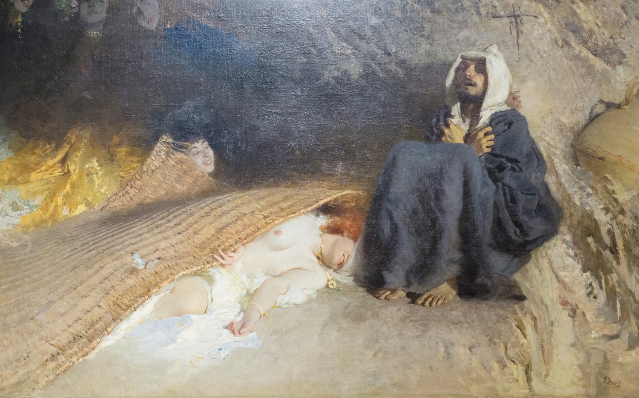 Sankt Anthonys fristelser af Domenico Morelli