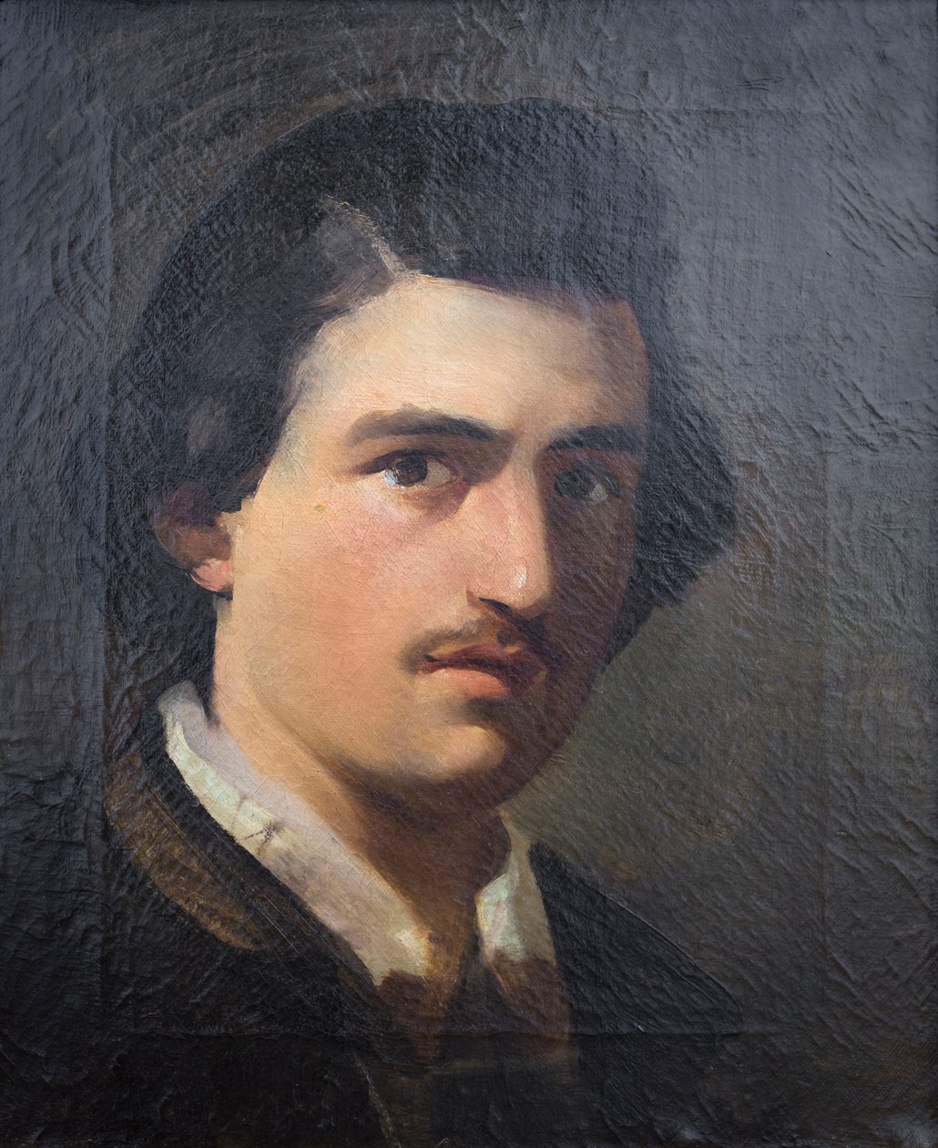 Selvportræt næsten tyve af Domenico Morelli
