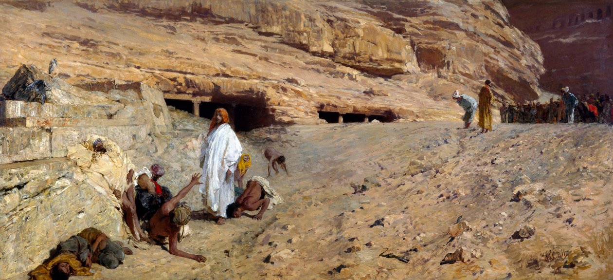Den besatte af Domenico Morelli