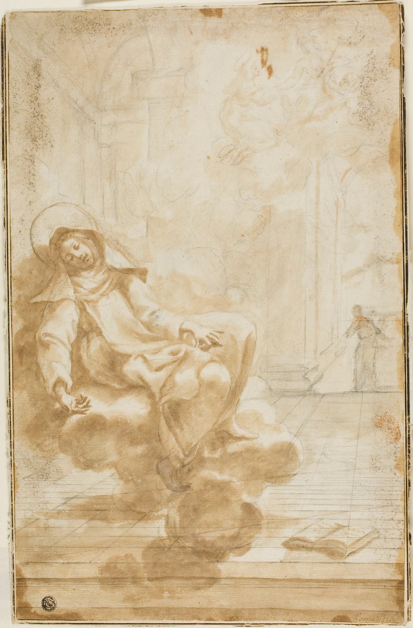 Ekstase af en kvindelig helgen af Domenico Piola