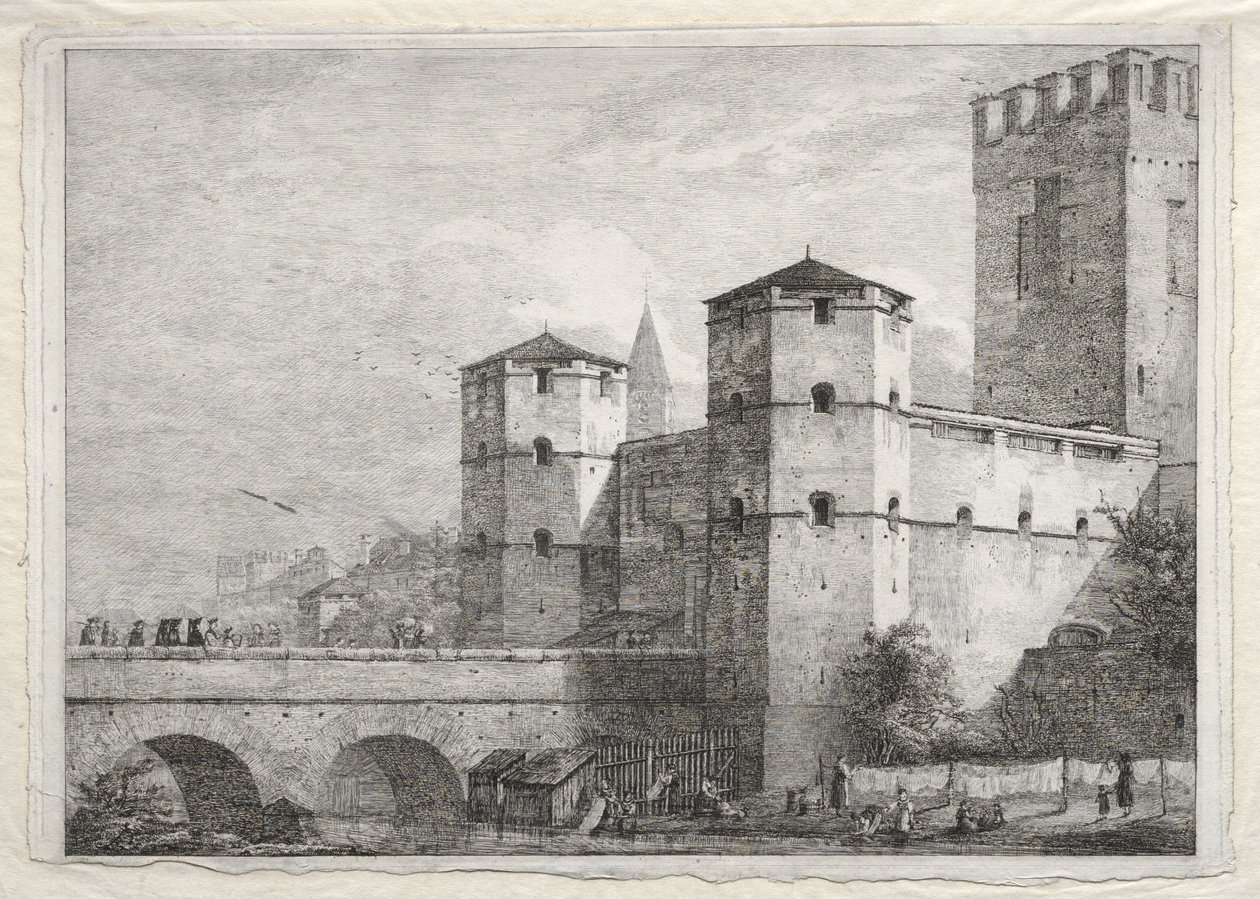 München-Hohenschwangau, Bayern af Domenico Quaglio