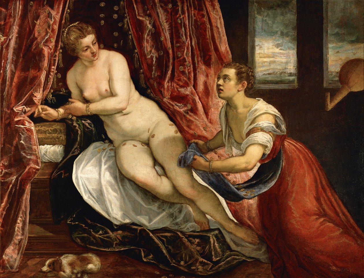 Danae, ca. 1570 af Domenico Robusti Tintoretto