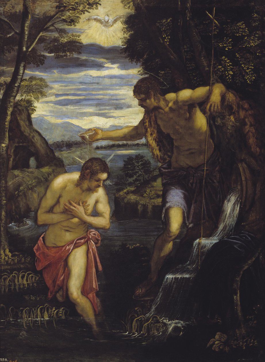 Kristi dåb af Domenico Robusti Tintoretto