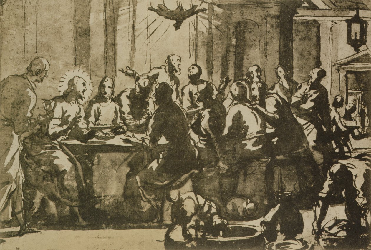 Den sidste nadver af Domenico Robusti Tintoretto