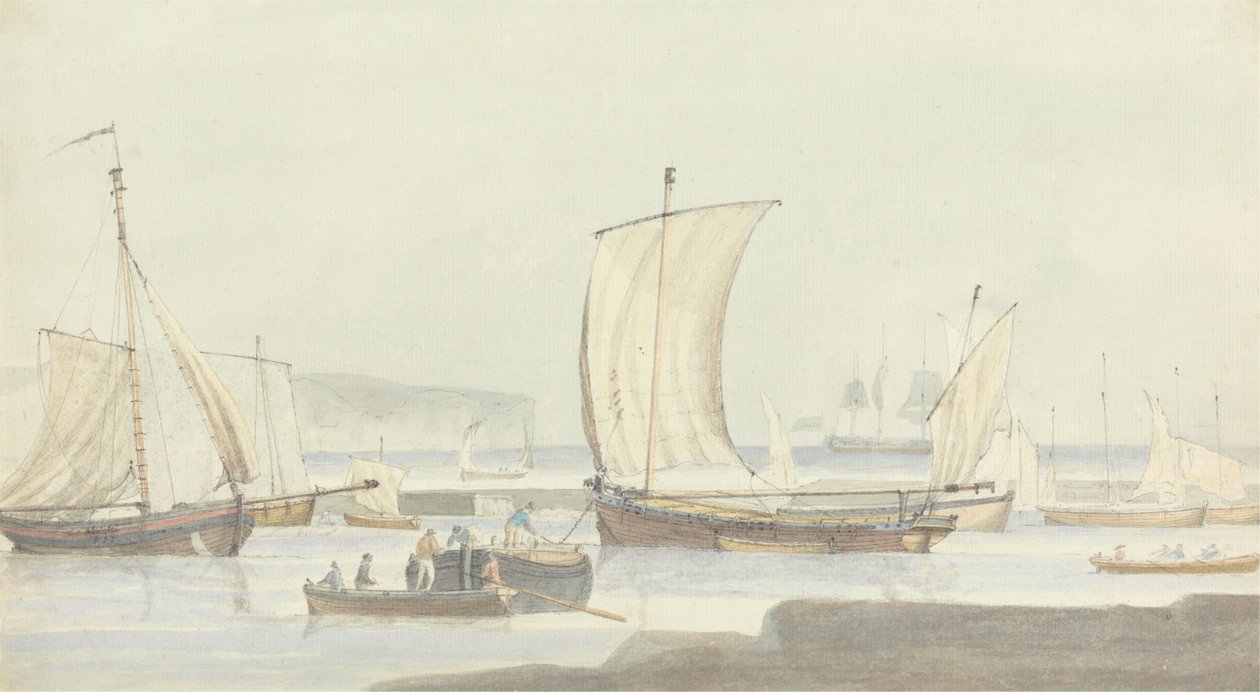 Havnescene af Dominic Serres