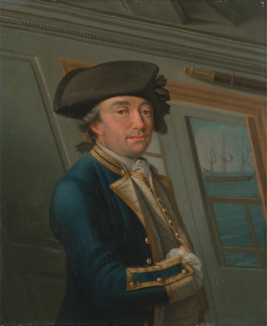 Kaptajn William Locker af Dominic Serres RA