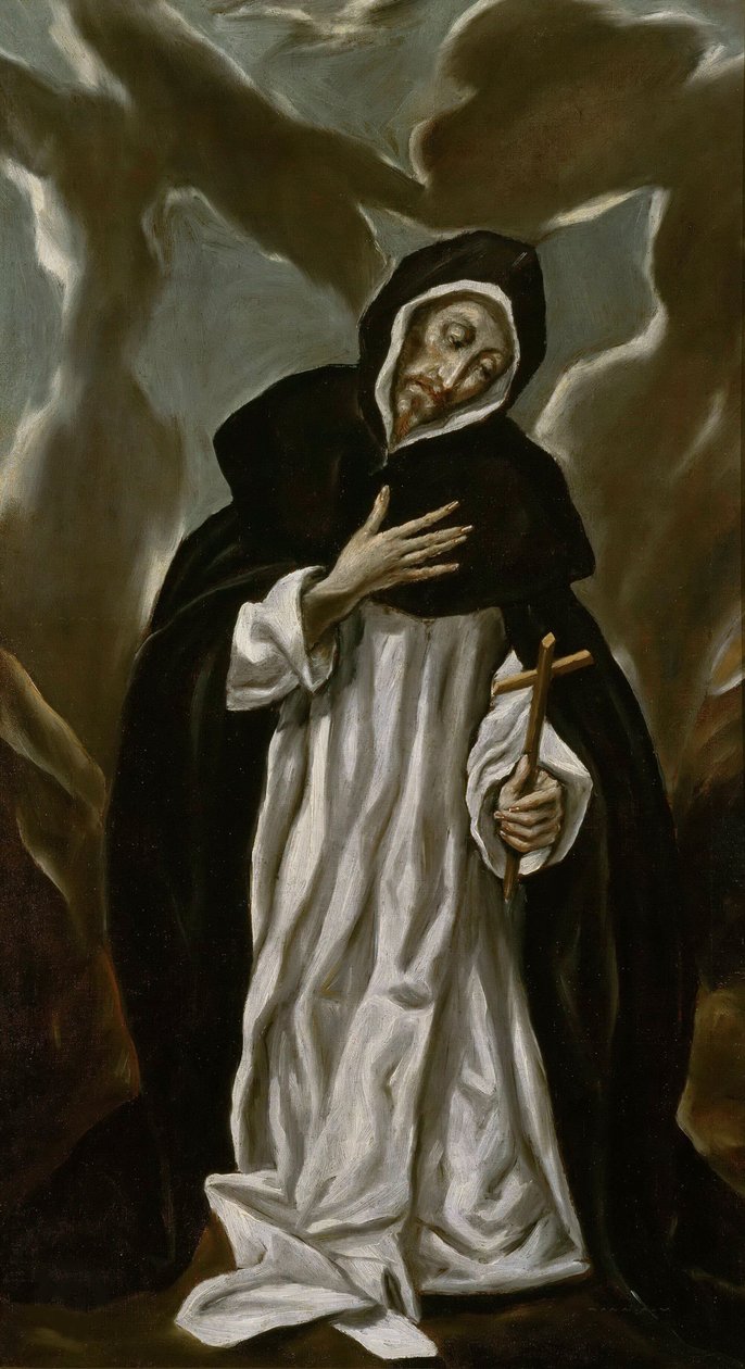 Saint Dominic, ca. 1610. af Dominico El Greco