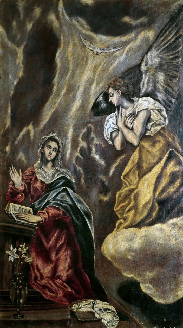 Bebudelsen, ca. 1610. af Dominico El Greco