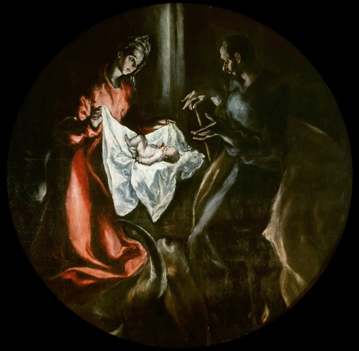 Kristi fødsel, ca 1604. af Dominico El Greco