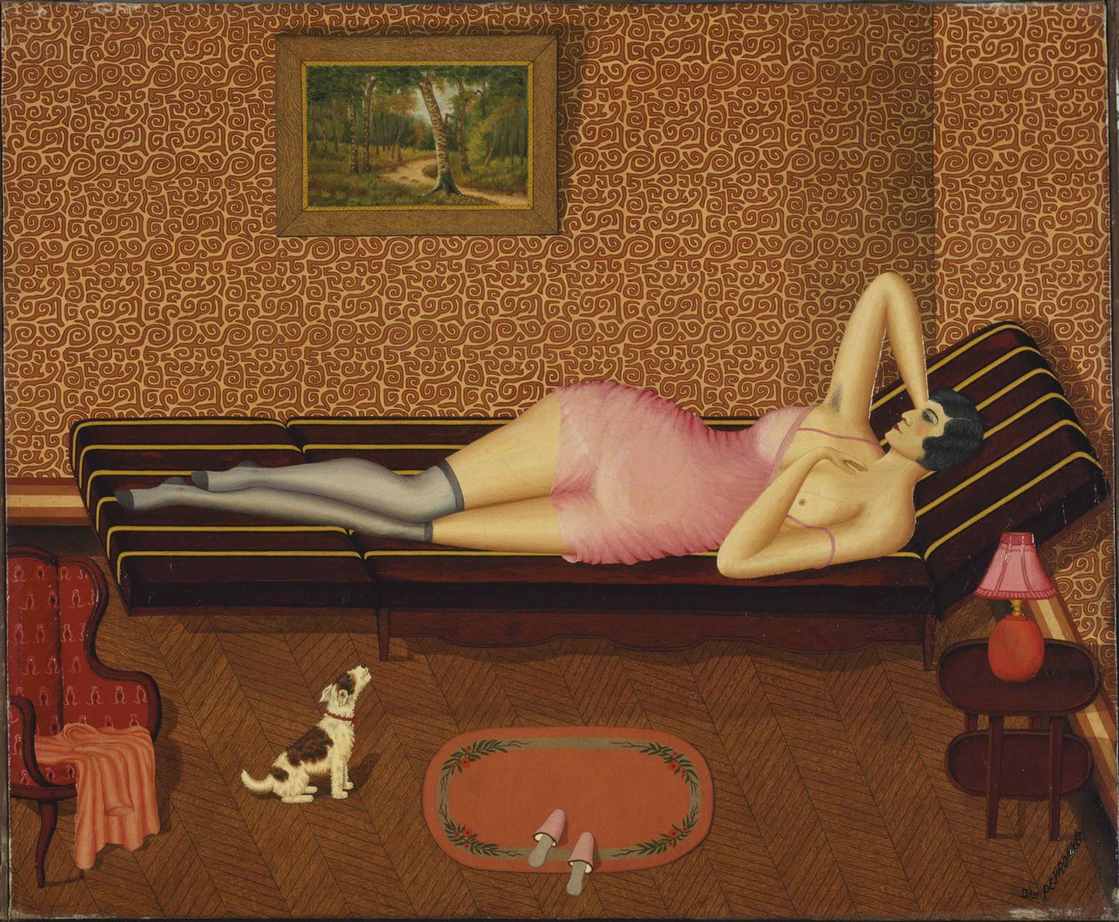 Summer Siesta Woman Lying, 1933. af Dominique Peyronnet