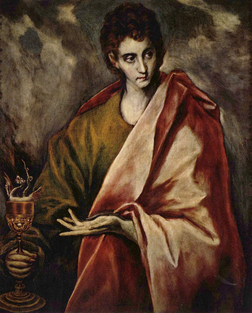 Hl. Johannes Evangelisten af El Greco