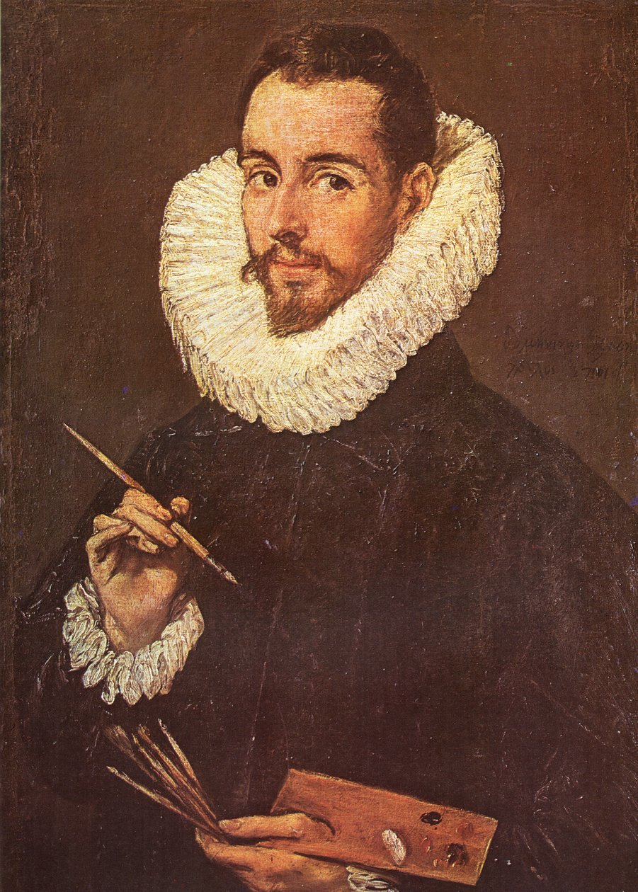 Portræt af Jorge Manuel Theotocópuli af El Greco