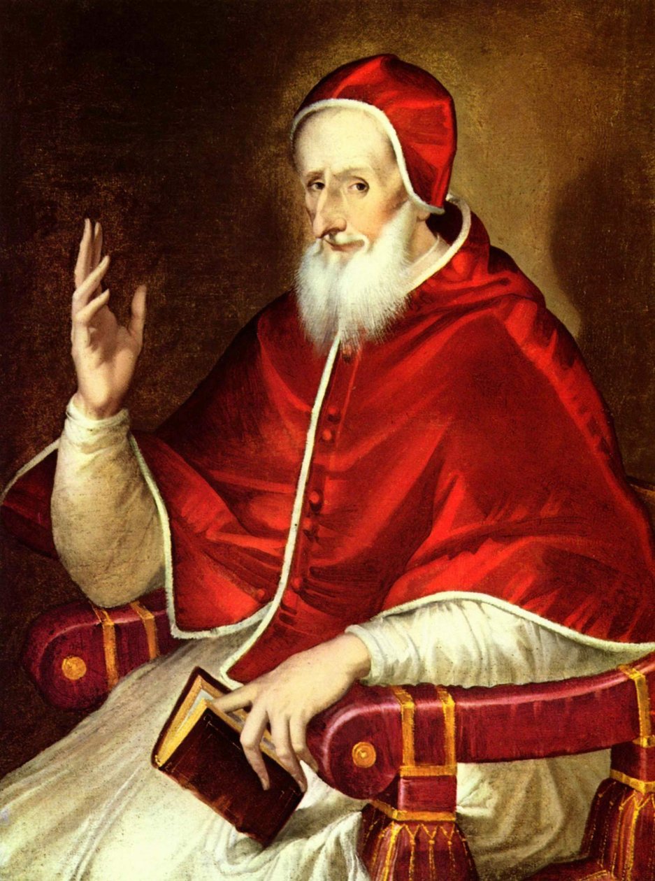 Portræt af pave Pius V af El Greco