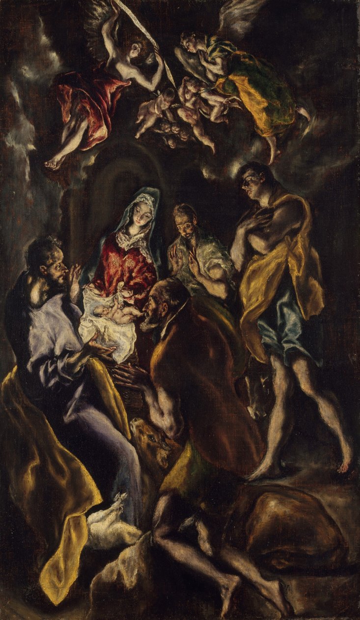 Tilbedelse af hyrderne af El Greco
