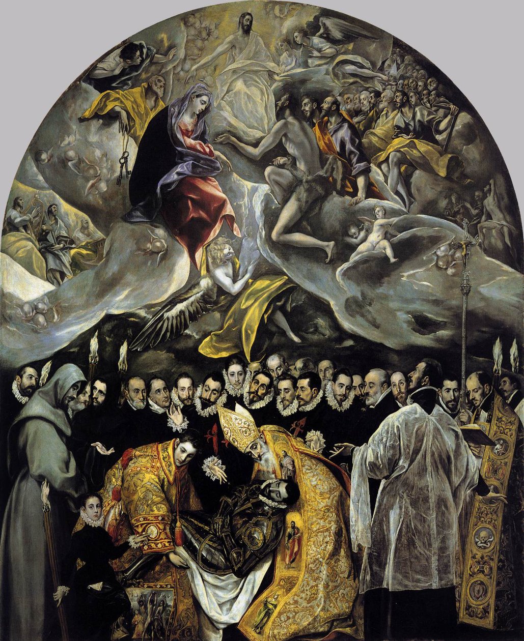 Begravelsen af greven af Orgaz af El Greco