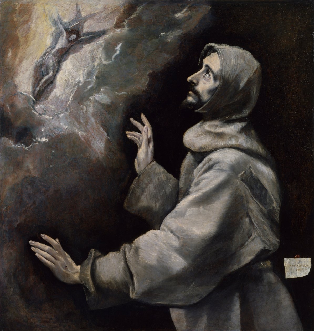 Den hellige Frans modtager stigmata af El Greco