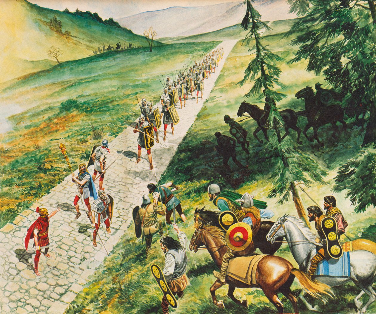 Romersk vej af Don Lawrence