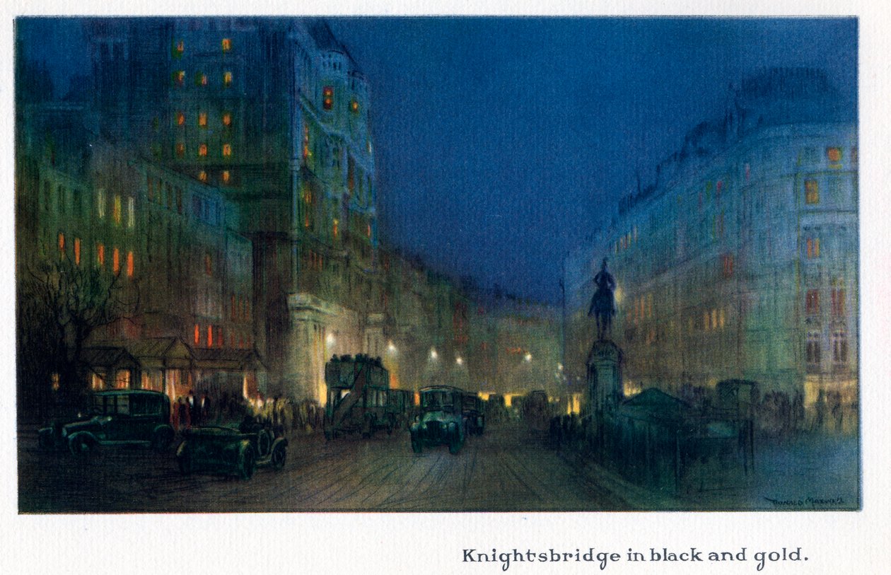 Knightsbridge i sort og guld, fra 