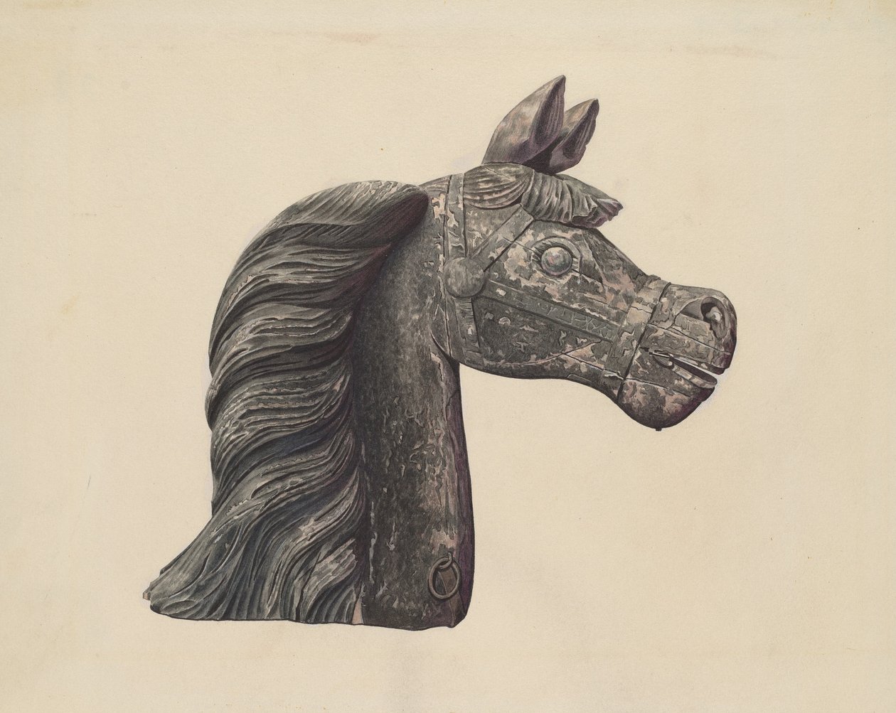 Hestehoved af Donald Donovan