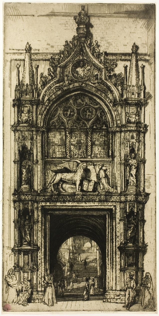 Dogernes døråbning, Venedig af Donald Shaw MacLaughlan