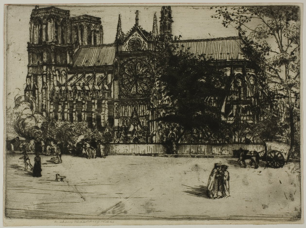 Notre-Dame, Paris af Donald Shaw MacLaughlan