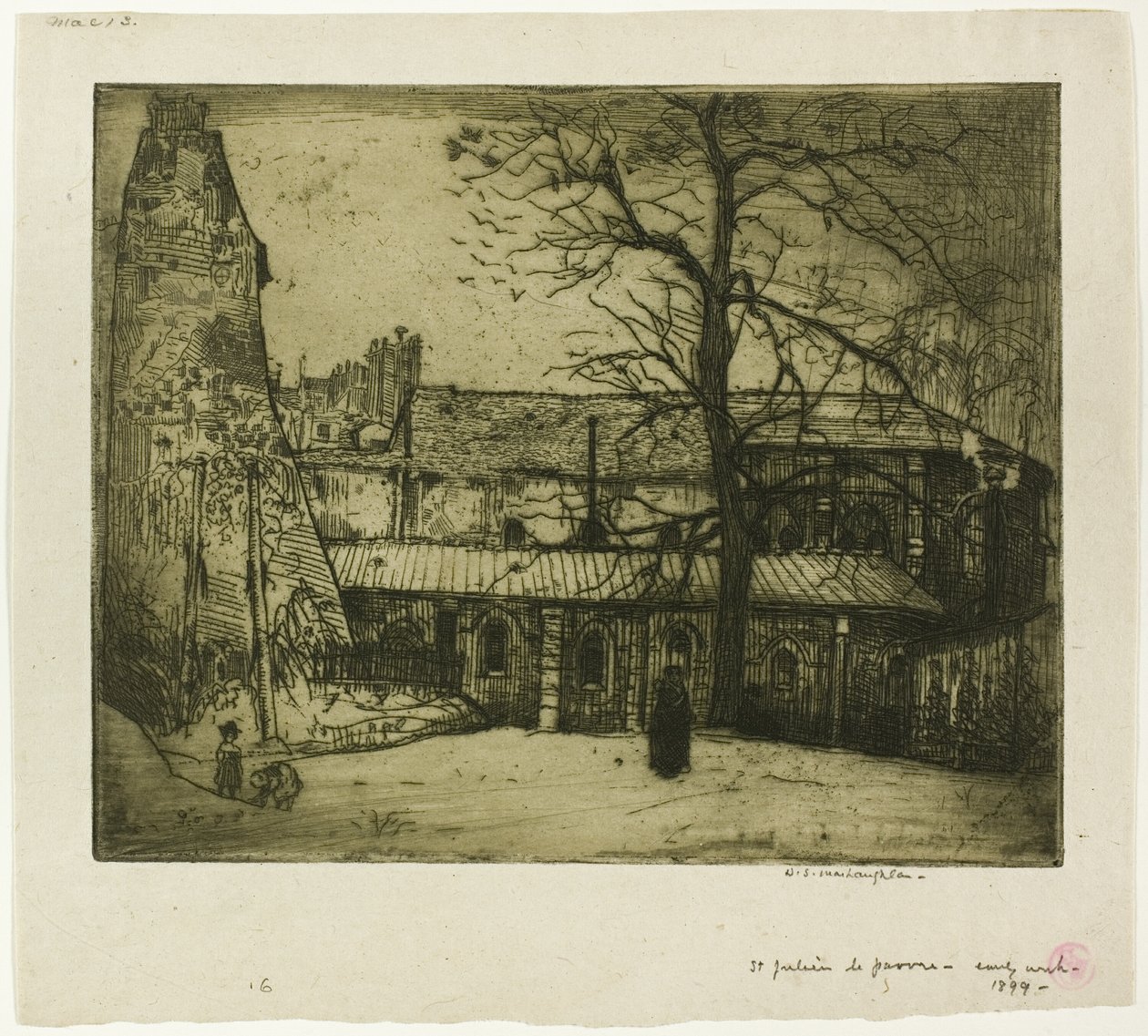 St. Julien-le-Pauvre af Donald Shaw MacLaughlan