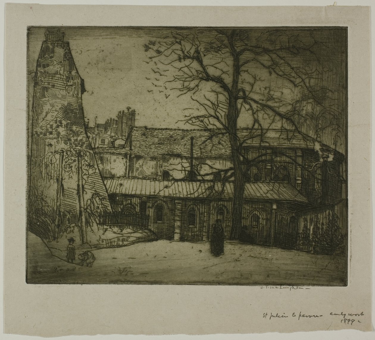 St. Julien-le-Pauvre af Donald Shaw MacLaughlan