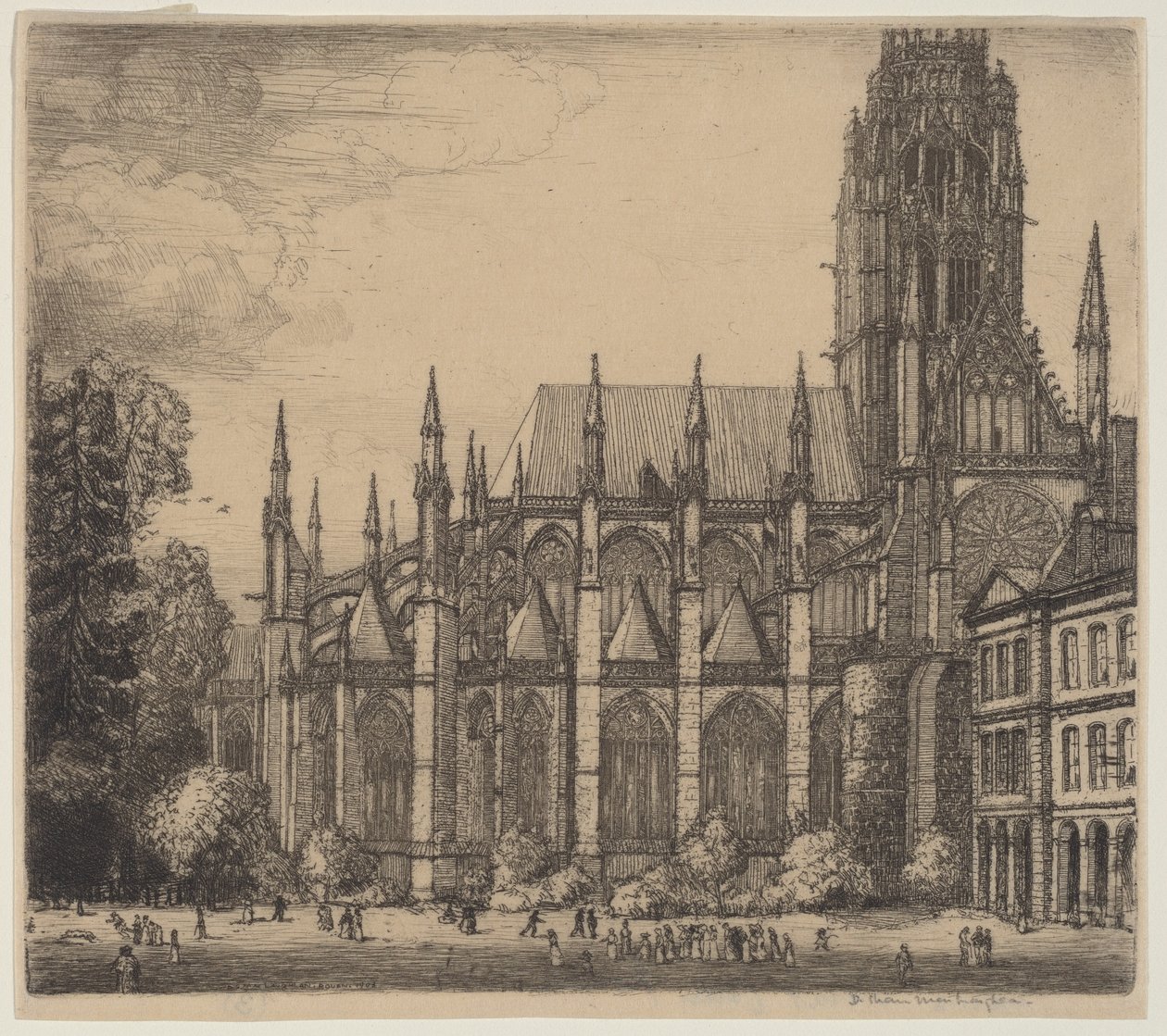 St. Ouen, Rouen af Donald Shaw MacLaughlan