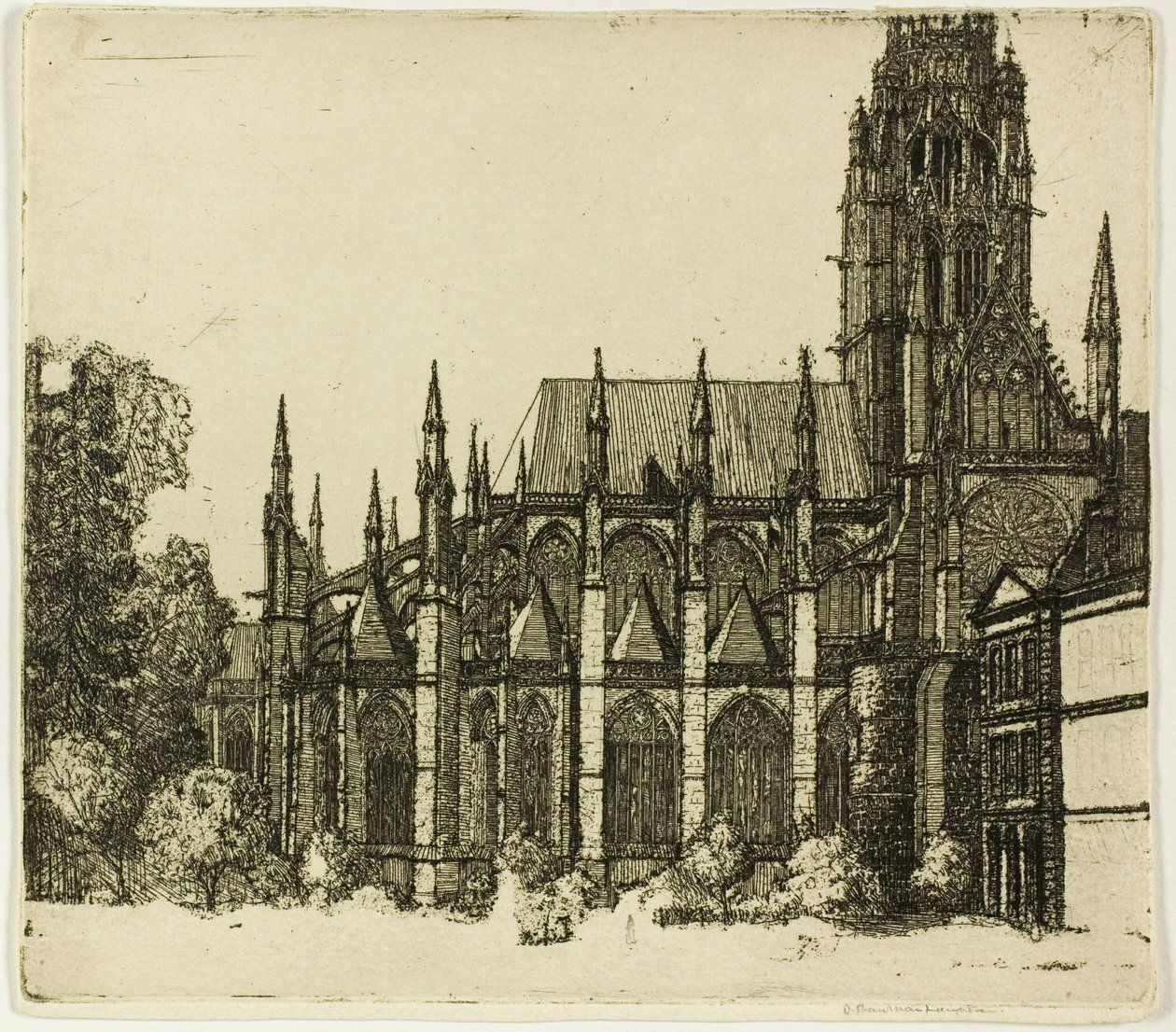 St. Ouen, Rouen af Donald Shaw MacLaughlan