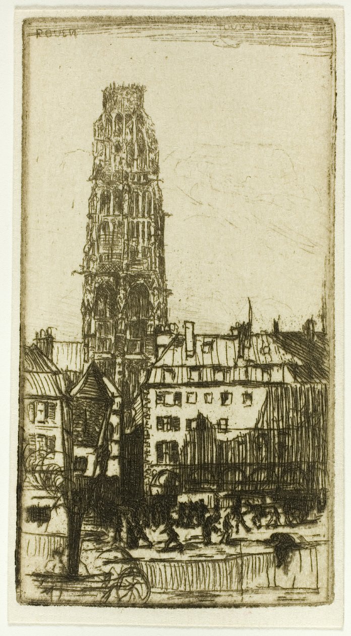 Smørtårnet, Rouen af Donald Shaw MacLaughlan
