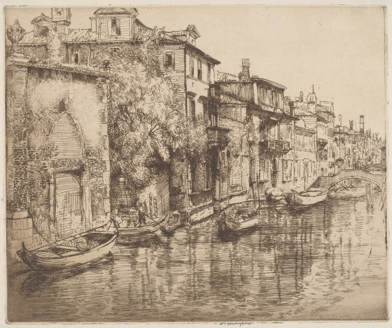 Venetiansk middag af Donald Shaw MacLaughlan